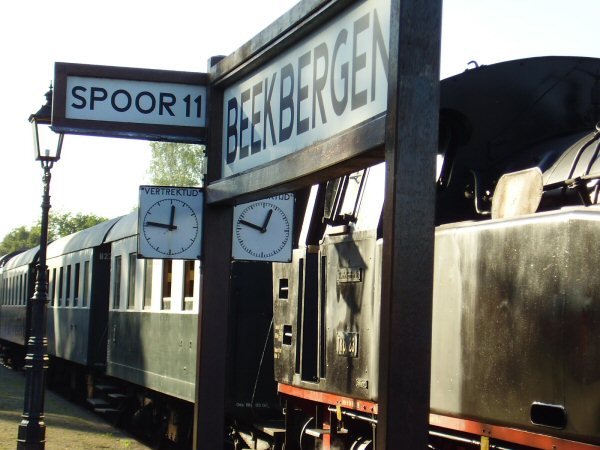 Station Beekbergen, stoomtrein